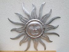 Wand Schild Ornament Sonne Antik Eisen farbig Deko  Wohnen  D.55cm (Stk 16.99.-)