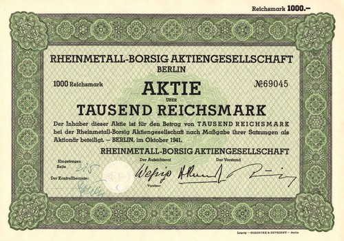 Rheinmetall borsig berlin - rheinmetall-borsig, ag