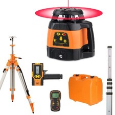 geo-Fennel Rotationslaser Set FL 245 HV (LK 2)  Baulaser mit Kurbelstativ Latte 