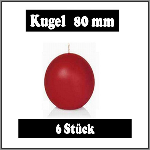 Stück kugelkerzen ø80mm - stück,