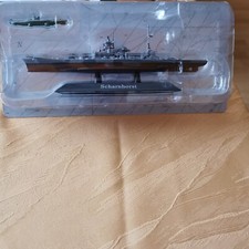 DeAgostini Kriegsschiff Modell 1:1250/Scharnhorst Dt. Marine 2.WW- gebr. 0003