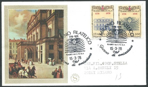 1978 italien fdc filagrano - italien,