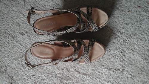Guess sandaletten leo leder - guess,