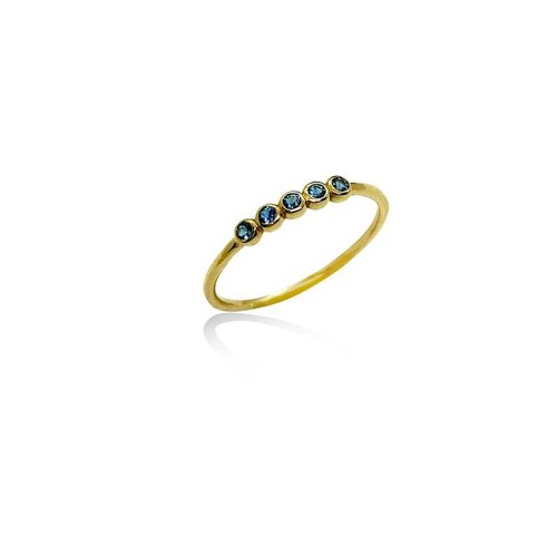 10k gelbgold natürlich blauer - 10k,