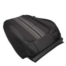 Lehnen Bezug Fahrersitz vorn links VW Sharan 7N Stoff Sitzbezug Leder schwarz