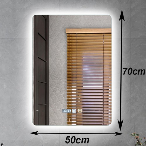Badspiegel rund mit led - rund,