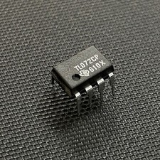 TL072CP IC OPAMP JFET 3 MHz 8 DIP Texas/Motorola