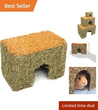 Gemütliches essbares Ferienhaus für Kleintiere - perfektes Versteck für Hamster & mehr