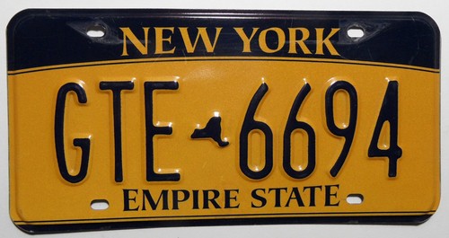 Nummernschild usa new york - nummernschild,
