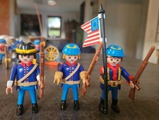 Playmobil 3xFiguren aus 5249 Western  Kavallerie Nordstaatler 