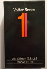 Vivitar Series 1 Objektiv 28-105mm | 1:2.8-3.8 M/MD Macro 1:2,5x f. MINOLTA OVP
