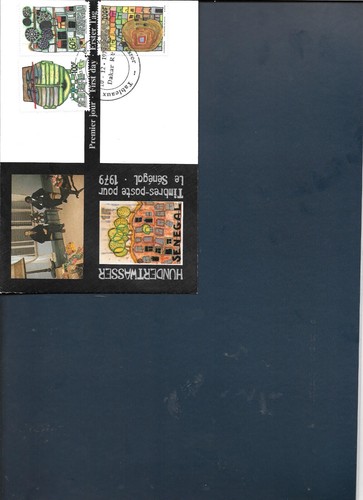 Hundertwasser fdc senegal - fdc,