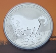 Australien 1 Oz Silber Stock Horse Pferd 2017 im Blister - nur 1.000 Stück! RAR