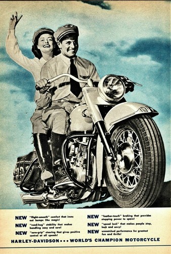 Harley davidson 1949 - harley, a