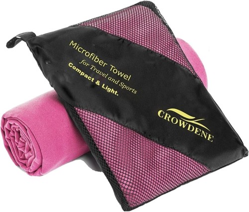 Mikrofaser pink crowdene - mikrofaser,