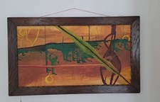 Sehr schönes abstraktes Bild im Rahmen