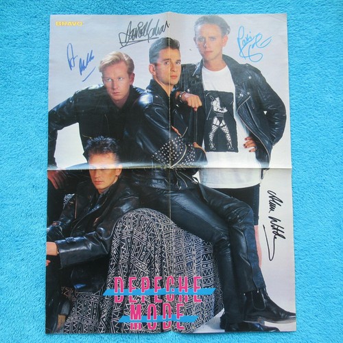 Depeche mode poster bravo - mode,