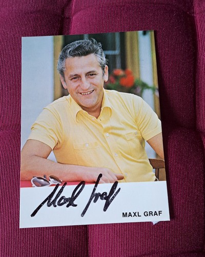 Autogrammkarte mit
