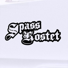 Spaß kostet sticker dekor - spaß,