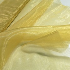gold beige Organza Stoff