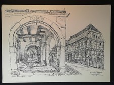 Signierter Druck. Heuchelheim