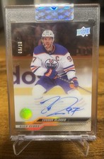 2023-24 UD Clear Cut High Gloss Auto /10 Connor McDavid Edmonton Oilers
