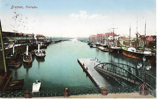 Bremen freihafen ca - ak, freihafen.