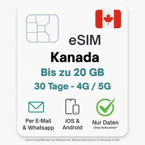Kanada esim datentarif - kanada,