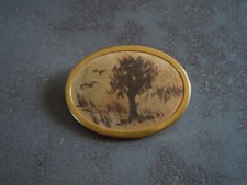 Brosche Seidenmalerei