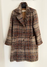 MARINA RINALDI Mantel Damen Wollmantel Mohar Braun TOP!