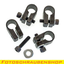 4x Rohrklemme mit
