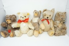 5 Teddybären im Set, Steiff, Hermann Teddy, Zotty, Maskenbär