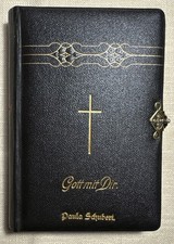 GOTT MIT DIR evangel. Gesangbuch Königreich Sachsen 1883 Goldschnitt