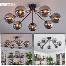 Rauchglas Flur Leuchte Decken Lampen Wohn Schlaf Zimmer Raum Beleuchtung modern