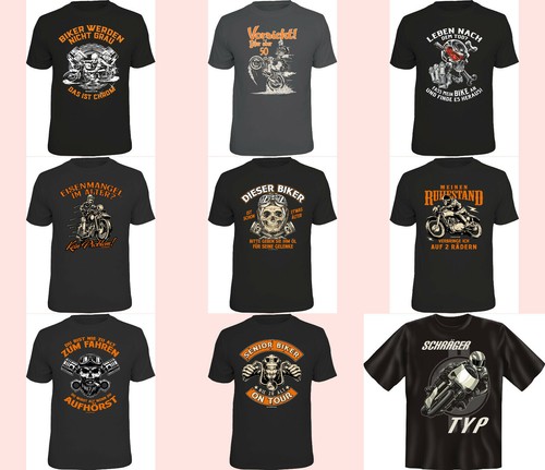 Biker shirts herren - biker, t-shirts