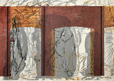 Kirkeby, Backstein-Skulptur für Recklinghausen. [Sign. Original-Farblithografie]