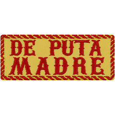 Aufnäher De puta madre Biker