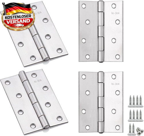 4er edelstahl klappscharnier - 4er,
