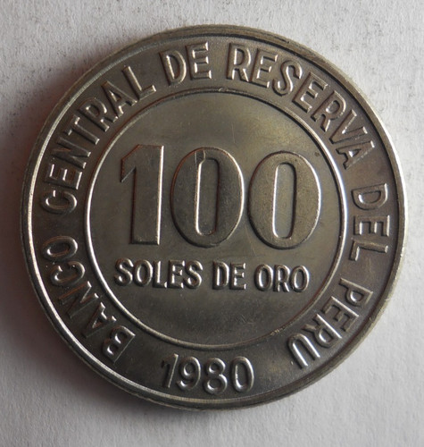 1980 peru 100 soles - 1980,