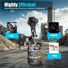 50 Gallon Rührwerk Pneumatischer Farbmischer 200L Mischer Farbmischmaschine