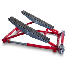 Hebebühne Kipphebebühne Kurzhub Mobile Werkstatt PKW Lift 2000kg Rot Bituxx