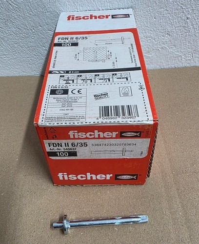 100x fischer deckennagel - 100x, 6