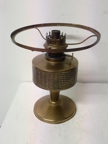 Antike petroleumlampe messing - antike,
