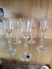 Crystal Weinglaser geschliffen 