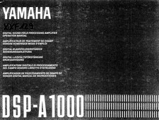 Yamaha dsp a1000 - yamaha, dsp-a1000