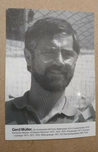 Gerd müller autogrammkarte - gerd,