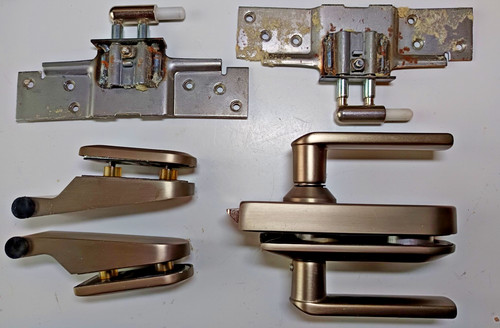 Glastürbeschlag set edelstahl - glastürbeschlag,