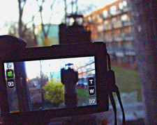 Touchscreen Fotoapparat