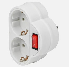 Doppelstecker Schuko mit