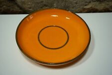 Thomas Scandic Untertasse für Kaffeetasse in orange Mid Century Herta Bengtson